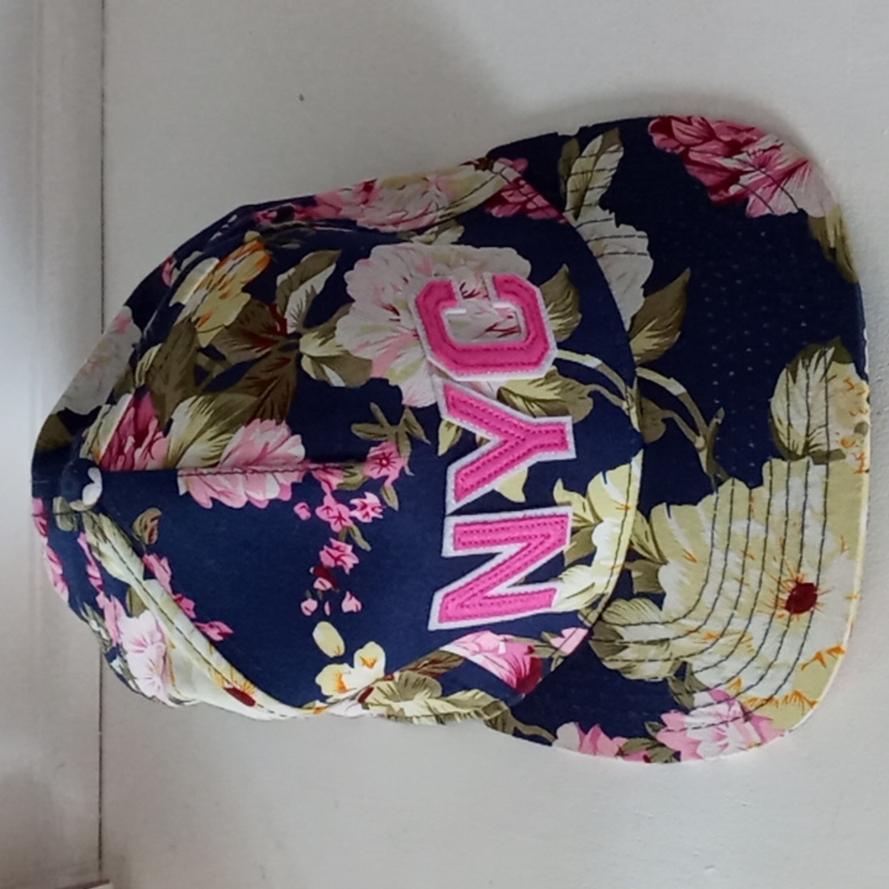 Floral Adjustable "NYC" Cap